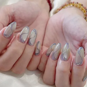 Swirl Nail Art by Le Bliss Nail Salon Makassar