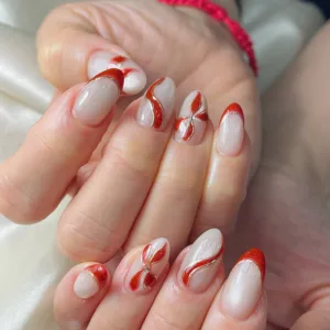 X'mas Nail Art by Le Bliss Nail Salon Makassar